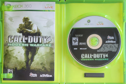 RARE Microsoft Company Store Purchase! Call Of Duty 4: Modern Warfare - Microsoft XBOX 360 - CIB Pre-Owned Great Shape Tested & Working