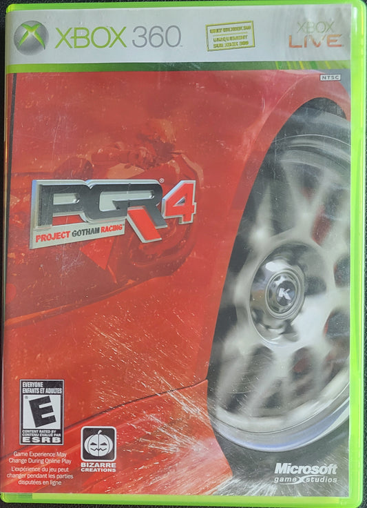 SEALED Project Gotham Racing 4 - (NEW) - Microsoft XBOX 360 - GREAT SHAPE