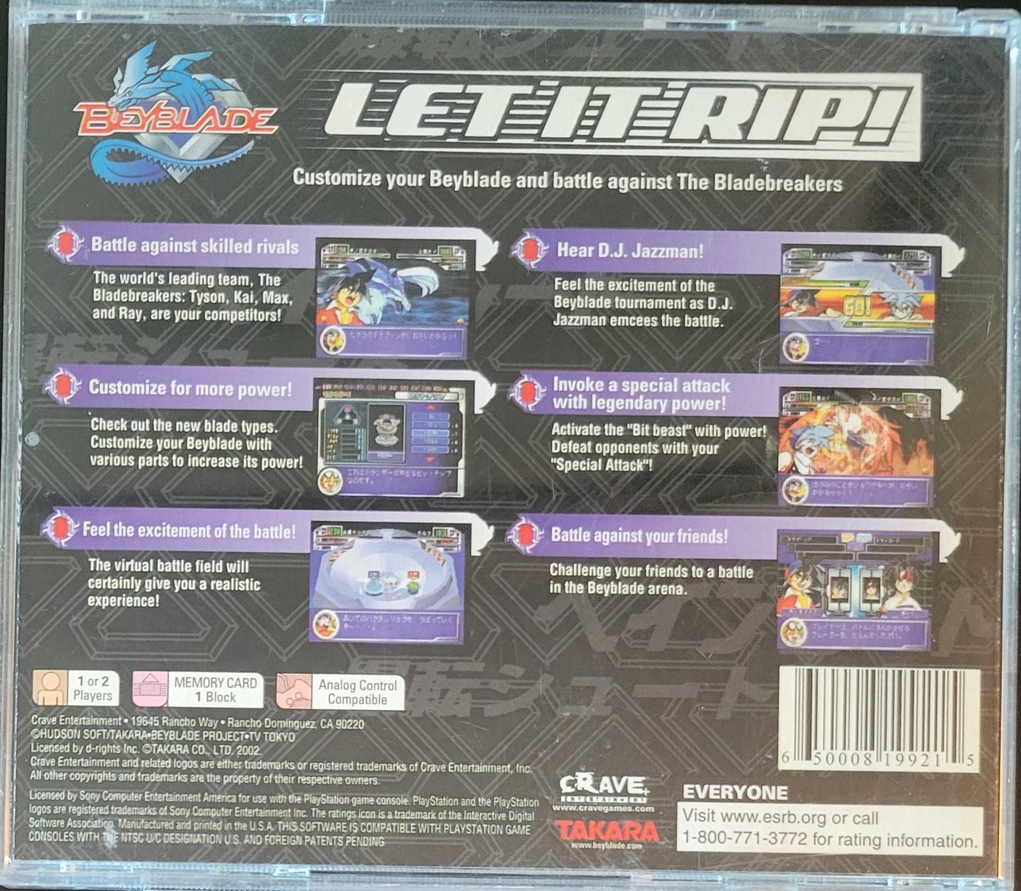 Authentic Beyblade - Sony PlayStation 1 PS1 (Disc Only) - Great Condition