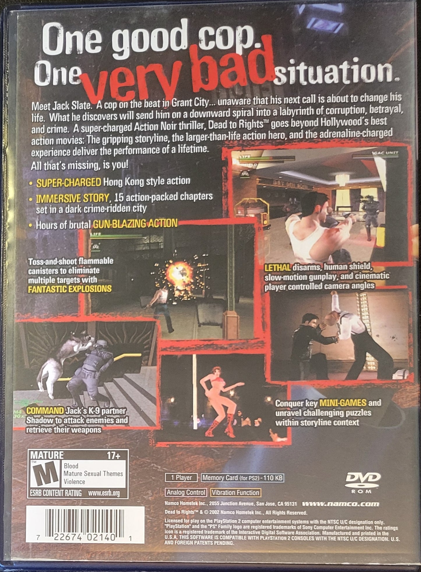 Dead To Rights Greatest Hits – Sony PlayStation 2 PS2 CIB – RE-Sealed Minty!