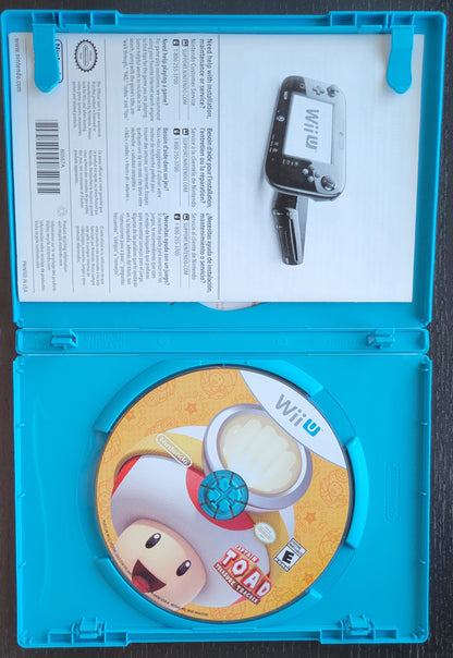 Captain Toad: Treasure Tracker - Wii U - Ent. System 2014 CIB Clean Disc Tested & Working