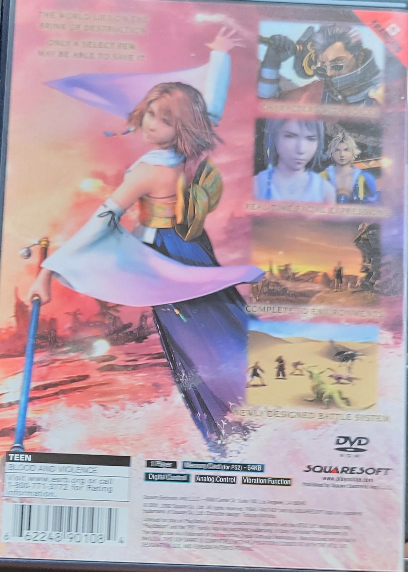 Final Fantasy X - Sony PlayStation 2 PS2 CIB Pre-Owned Great Shape! Tested & Working