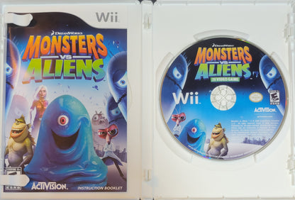 Monsters vs. Aliens – Nintendo Wii CIB – RE-SEALED + Like New