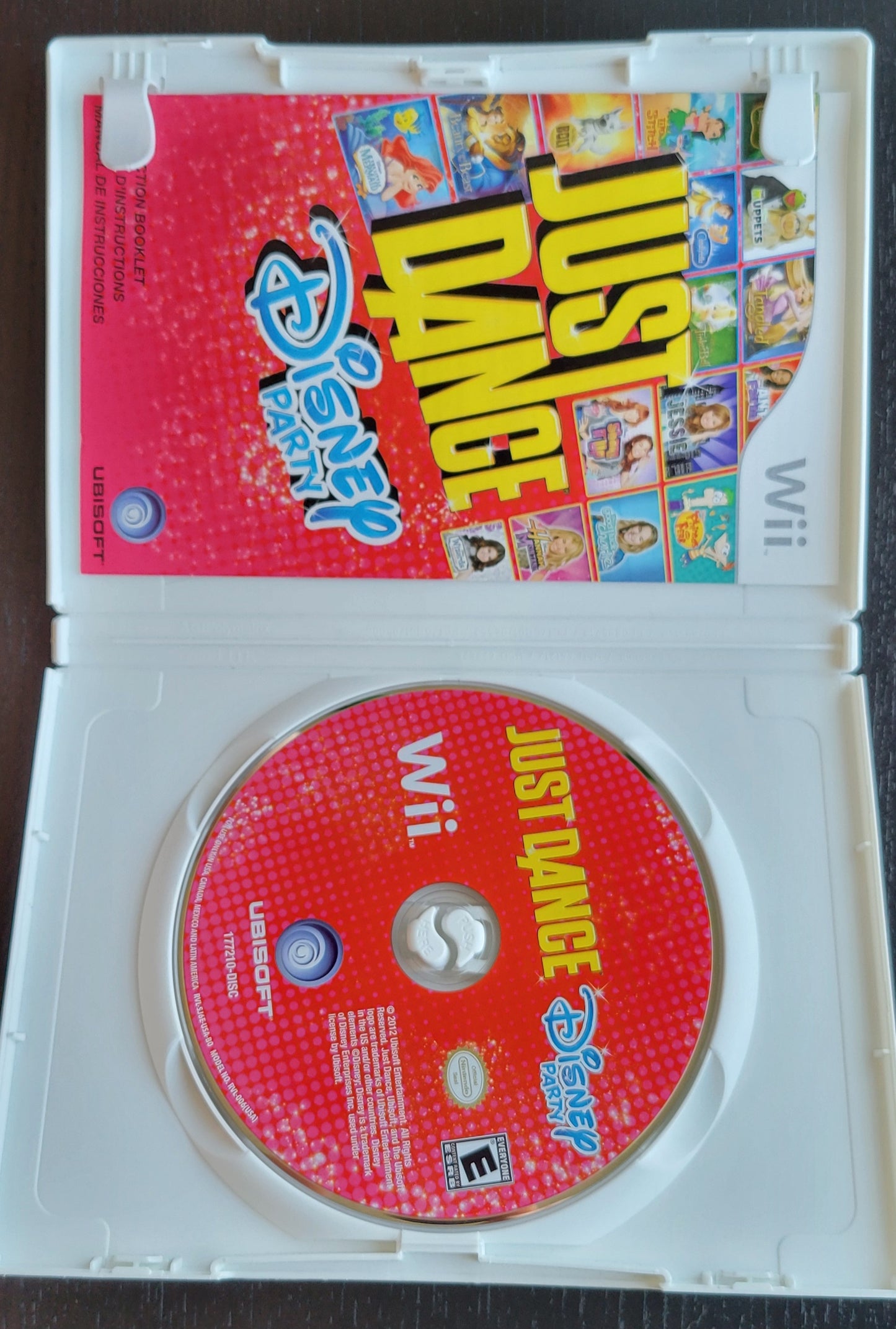 JUST DANCE: Disney Party - 2012 Nintendo Wii - CIB Tested & Working Clean Disc