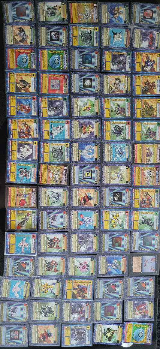 1999 HUGE LOT BANDAI: DIGIMON Including Original 1st Editions!! Trading Cards