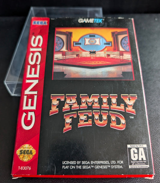 Family Feud - Boxed CIB (Sega Genesis) | 1991 | Trivia / Party