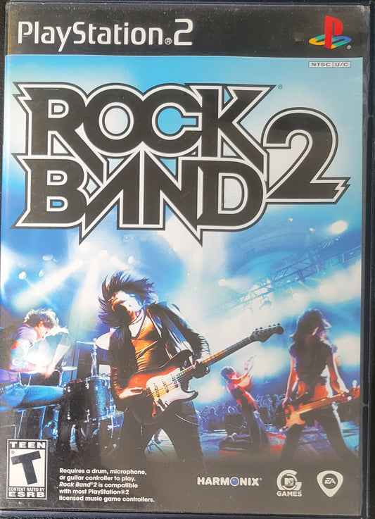 Rock Band 2 - Sony PlayStation 2 PS2 (CIB) Pre-Owned Tested & Working LIKE NEW