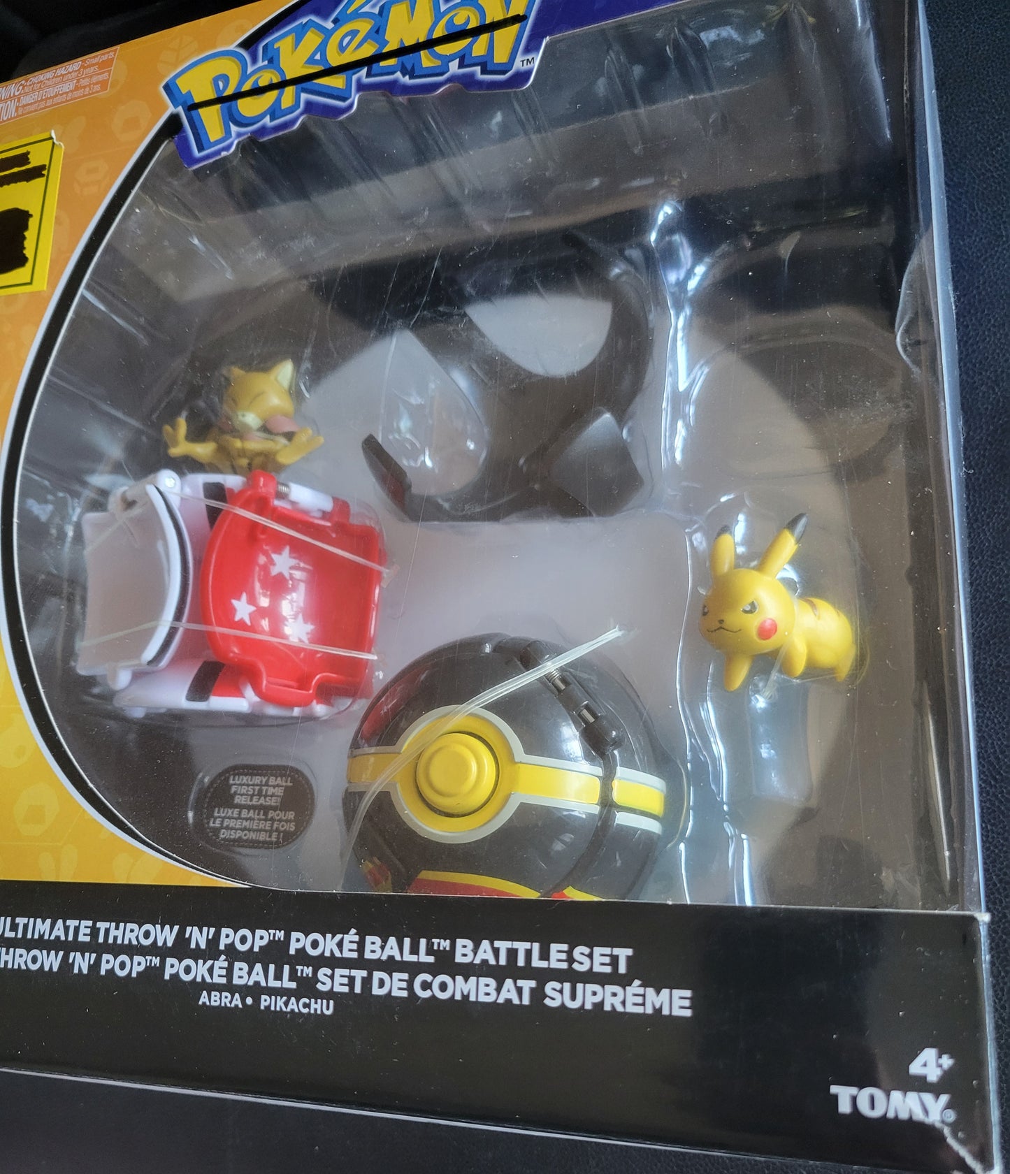 Pokémon Ultimate Throw ‘N Pop Poké Ball BattleSet – Pikachu & Abra by Tomy (Ages 4+) – Brand New / Factory Sealed