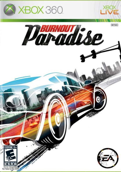 Burnout Paradise – Microsoft Xbox 360 CIB – Clean Disc – RE-SEALED (2008)