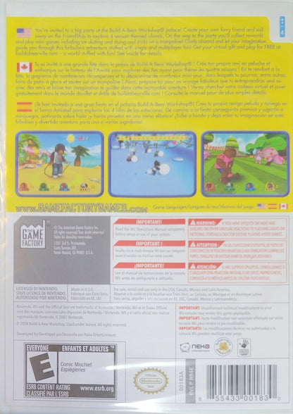 Build-A-Bear Workshop: A Friend Fur All Seasons (NEW) – Nintendo Wii