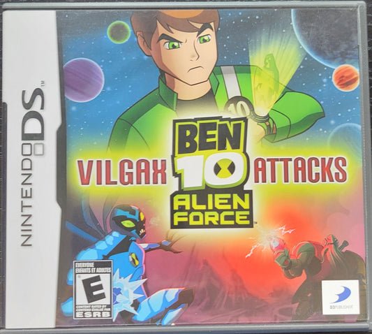 Ben 10 Alien Force: Vilgax Attacks - Nintendo DS - Handheld Console NTSC Cartridge Only Tested & Working