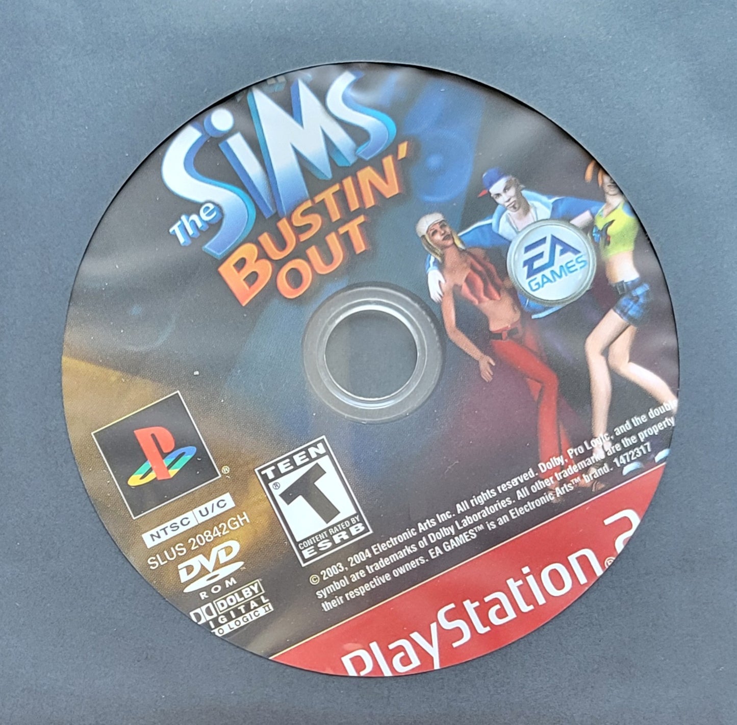 The Sims: Bustin out - Sony PlayStation 2 Ps2 (Disc Only) - Used Condition