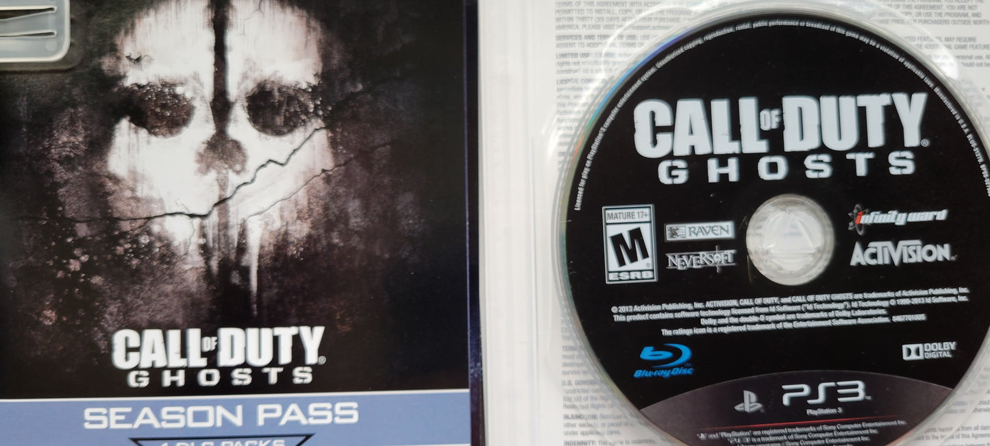 COD Call Of Duty: Ghosts - 2013 Sony PlayStation 3 PS3 Pre-Owned Great Shape Tested & Working