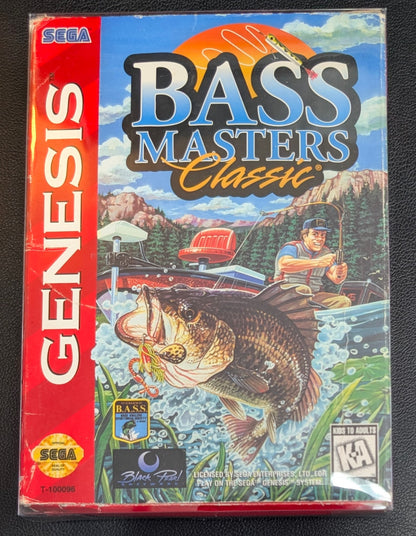Bass Masters Classic - Boxed CIB (Sega Genesis) | 1995 | Fishing