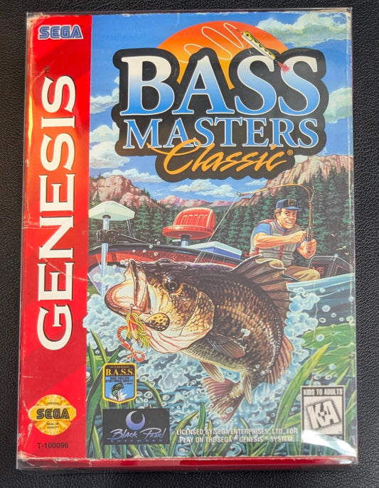Bass Masters Classic - Boxed CIB (Sega Genesis) | 1995 | Fishing