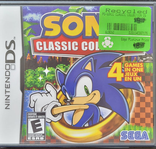 Sonic: Classic Collection - Nintendo DS 2005 - Handheld Console NTSC Cartridge Only Tested & Working