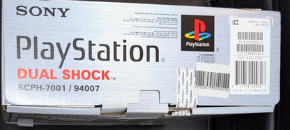 Sony PlayStation PS1 Console DualShock Edition SCPH-7001 / 94007 (1997) | Complete in Box (CIB) | Open Box - Mint Condition