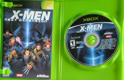 X-Men Next Dimension (CIB) OG Microsoft XBOX  Pre-Owned Great Shape Tested & Working CLEAN DISC
