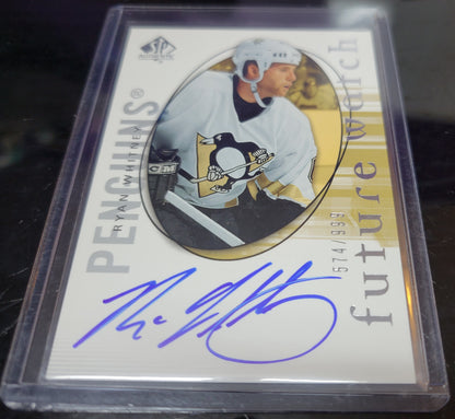 2005 06' Ryan Whitney UD SP Authentic Future Watch AUTOGRAPH #191 574/999 Pittsburgh Penguins