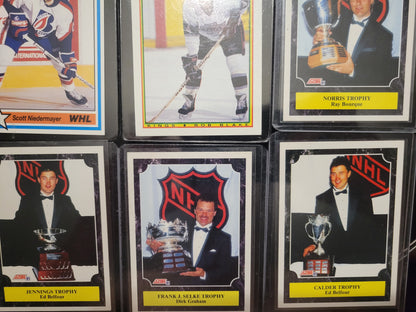 Lot Of 9 BIG NAMES Near Mint Condition 1990's NHL HOCKEY Cards CHECK OUT PHOTOS Scott Niedermayer Patrick Roy!