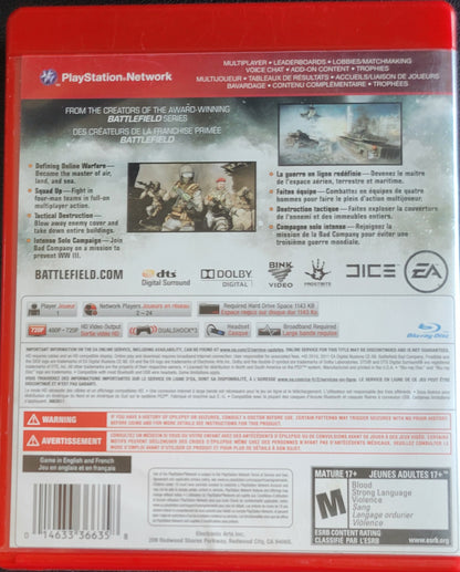 Battlefield Bad Company 2 Greatest Hits + Limited Edition – Sony PlayStation 3 (PS3) | Pre-Owned, Tested & in Great Condition