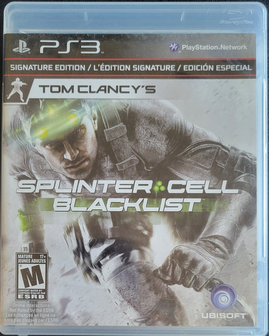 Splinter Cell: Blacklist Signature Edition – Sony PlayStation 3 (PS3) | Pre-Owned, Tested & in Great Condition