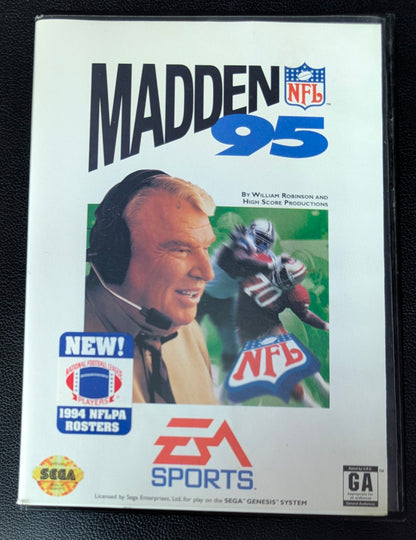 Madden NFL '95 - Boxed CIB (Sega Genesis) | 1994 | Sports / Football
