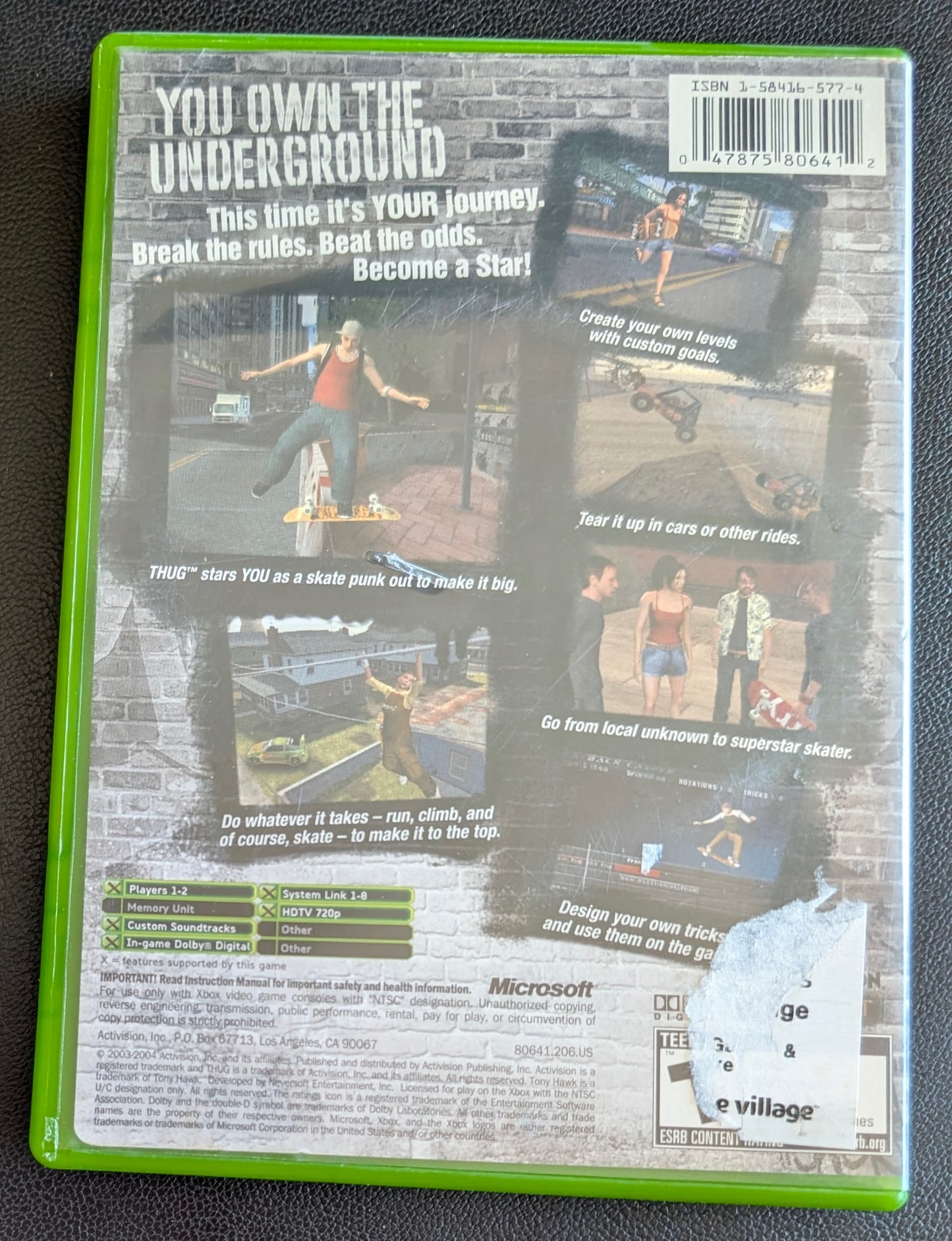 Tony Hawk's Underground (2003) - CIB Original Xbox | RE-Sealed