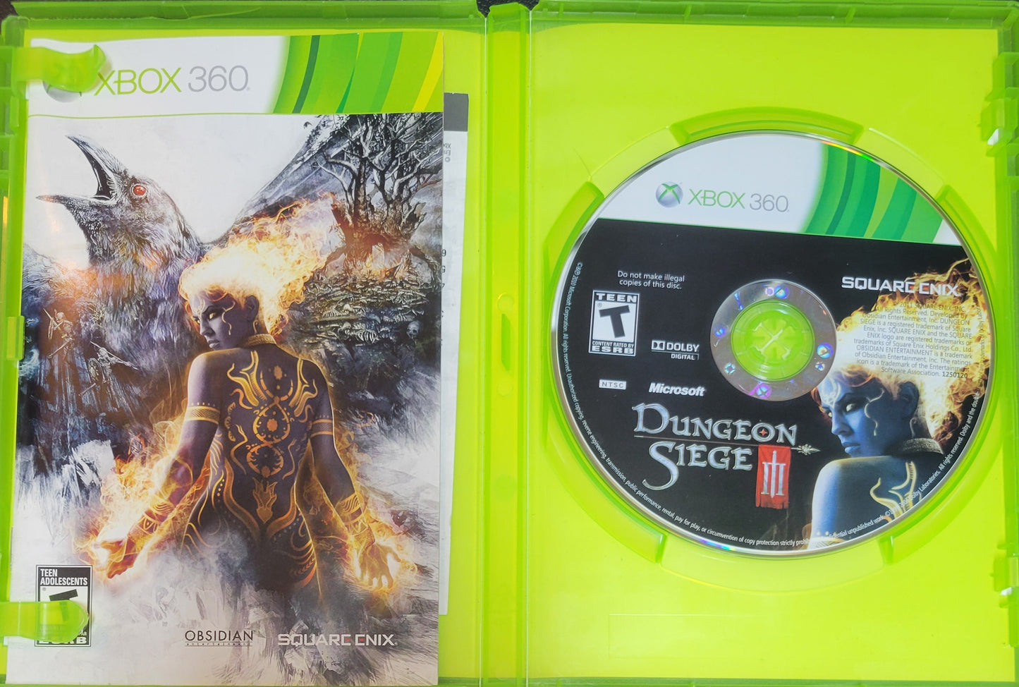 Dungeon Siege 3 – Microsoft Xbox 360 CIB – Clean Disc – RE-SEALED (2011)