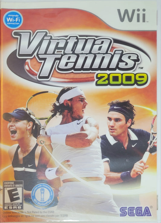 Virtua Tennis 2009 – Nintendo Wii CIB – RE-SEALED + Clean Disc