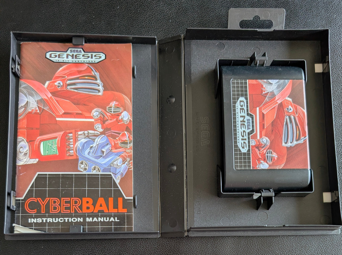 CyberBall - Boxed CIB Hang Tab (Sega Genesis) | 1990 | Sports / Futuristic Football