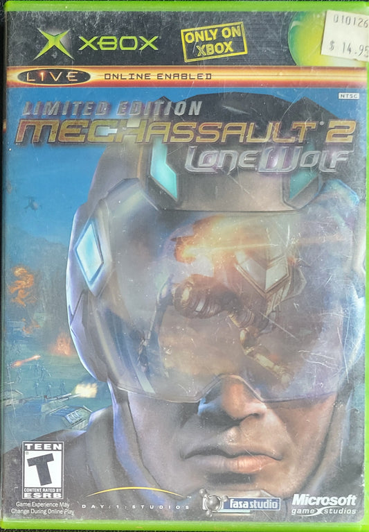 MechAssault 2 *Limited Edition* (CIB) OG Microsoft XBOX  Pre-Owned Great Shape Tested & Working CLEAN DISC