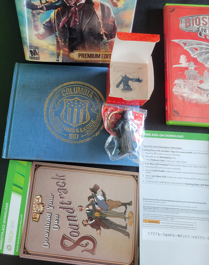 BioShock Infinite *Premium Edition Box Set* + Inserts! - (CIB) - Microsoft XBOX 360 - Pre-Owned Like New CLEAN DISC