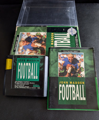 1st Ever John Madden Football! - Boxed CIB (Sega Genesis) | 1990 | Sports / Football
