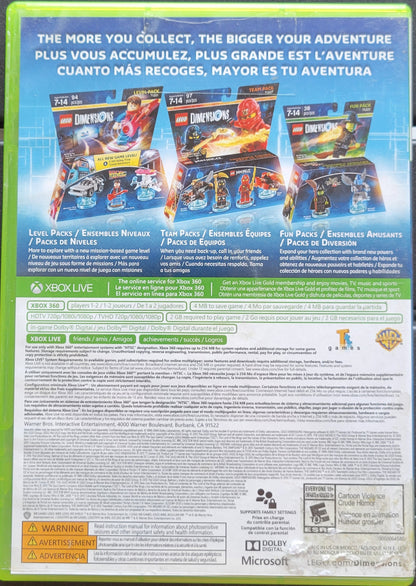 Lego: Dimensions - Microsoft XBOX 360 - CIB Pre-Owned Great Shape Tested & Working