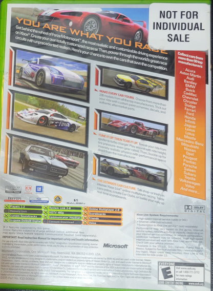Forza Motorsport – Microsoft Xbox CIB – Pre-Owned – RE-SEALED (2005)