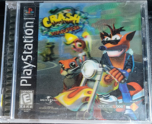 Crash Bandicoot: Warped – PlayStation 1 PS1 Holographic CIB – Great Condition Re-Sealed