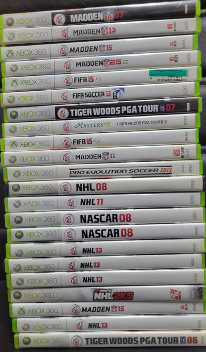 ALL SPORTS NHL NFL NBA Golf Boxing & More! - (CIB) - Microsoft XBOX 360 - Pre-Owned Like New CLEAN DISC