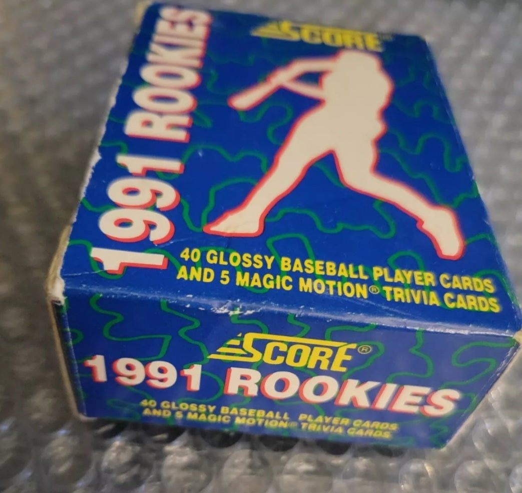 Near Mint Condition 1991 SCORE ROOKIES COMPLETE FACTORY BASEBALL SET 40 CARDS