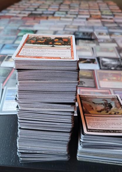 Massive VINTAGE MTG Magic The Gathering Storage locker Find Various Eras! Lots Of Rare Cards!