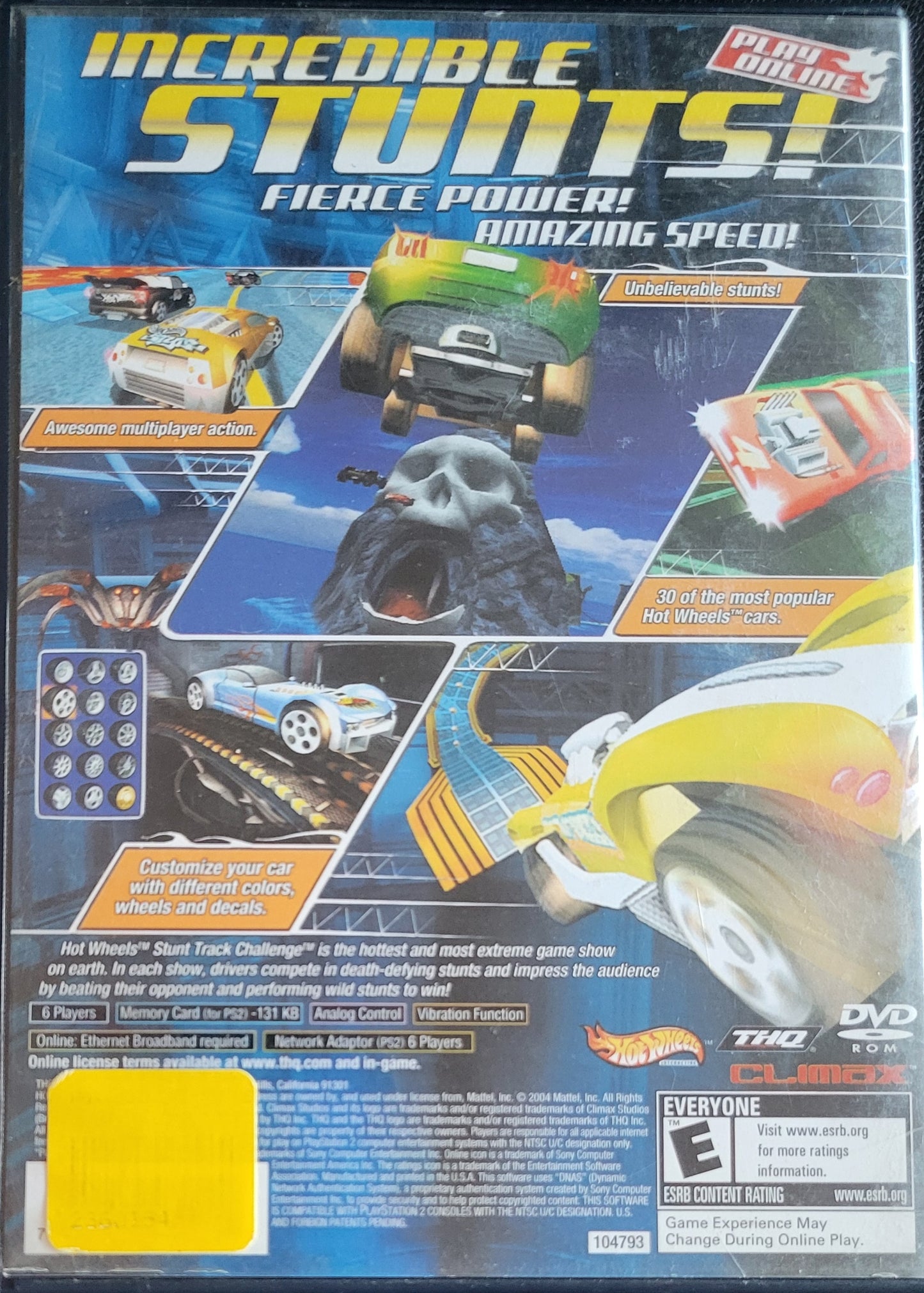 HotWheels Stunt Track Challenge – Sony PlayStation 2 PS2 (CIB) – Tested – Re-Sealed (2004)