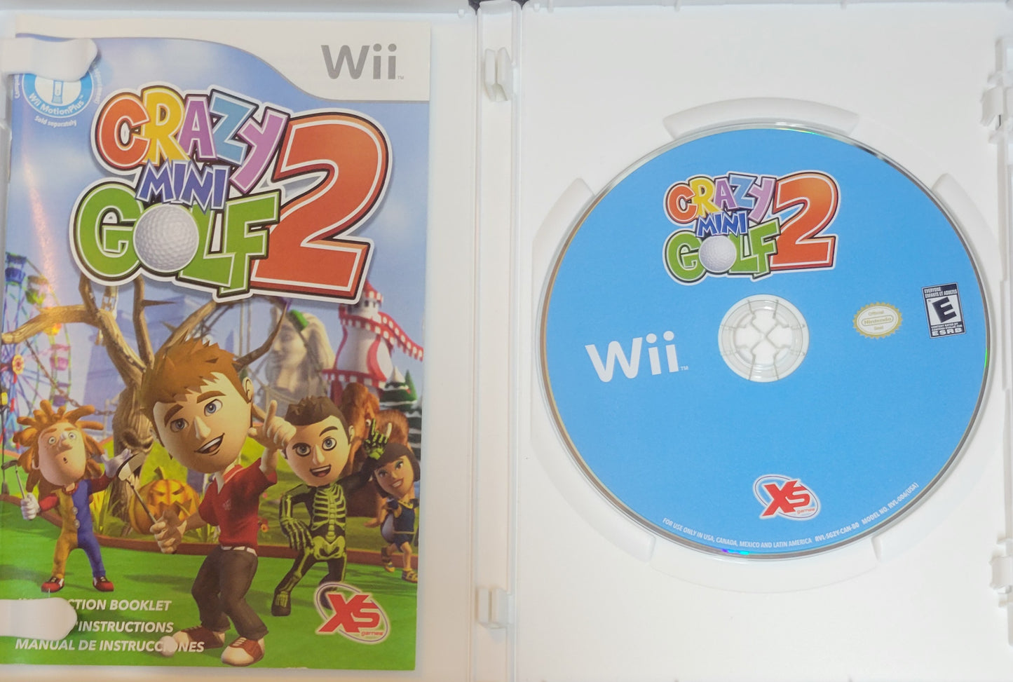 Crazy Mini Golf 2 – 2010 Nintendo Wii CIB Re-Sealed Like New Disc