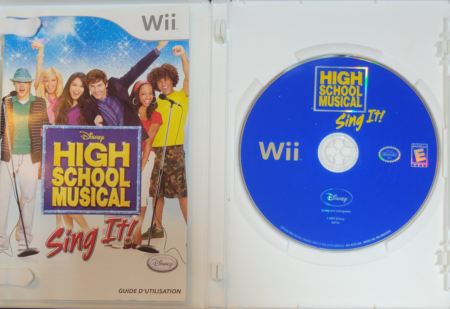 Disney High School Musical Sing It! – 2007 Nintendo Wii CIB Clean Disc Re-Sealed