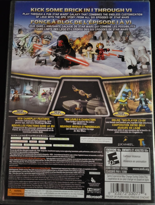 Lego Star Wars: The Complete Saga Platinum Hits - Microsoft XBOX 360 - CIB Pre-Owned Great Shape Tested & Working