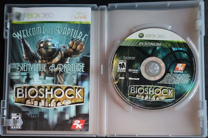 BIOSHOCK: Platinum Hits - Microsoft XBOX 360 - CIB Pre-Owned Great Shape Tested & Working