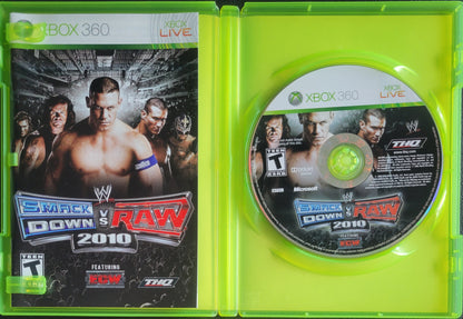 Smackdown Vs Raw 2010 Feat. ECW - (CIB) - Microsoft XBOX 360 - Pre-Owned Like New CLEAN DISC