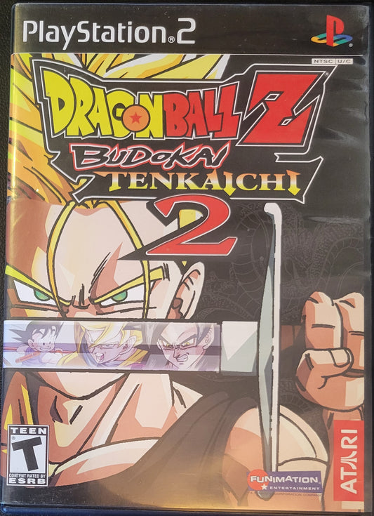 RARE Dragon Ball Z: Budokai Tenkaichi 2 - Sony PlayStation 2 PS2 Pre-Owned Tested & Working Great Shape!