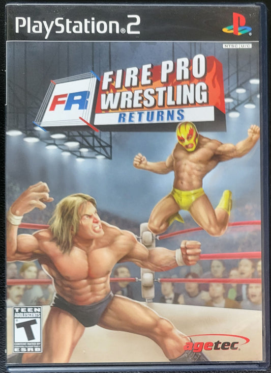 Fire Pro Wrestling Returns - Sony PlayStation 2 PS2 Pre-Owned Tested & Working Great Shape!