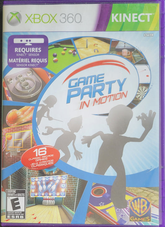 Game Party In Motion - (CIB) - Microsoft XBOX 360 - Pre-Owned Like New CLEAN DISC