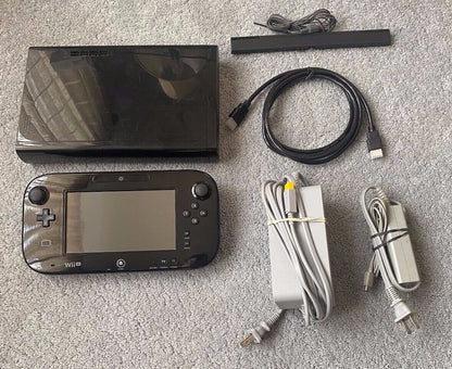 Used Wii U Black Console + Controllers & Hook-Up Cords | Great Condition | Various Options Available